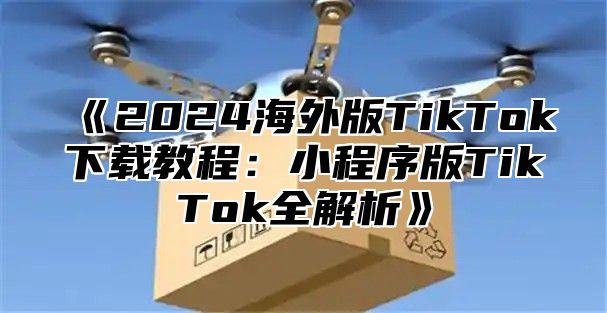 2025海外版TikTok下载教程：小程序版TikTok全解析