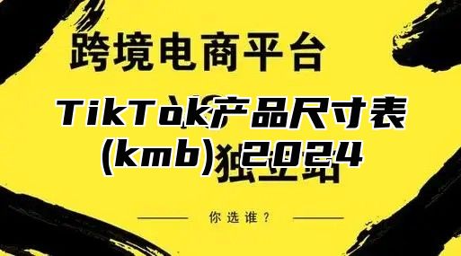 TikTok产品尺寸表(kmb) 2025