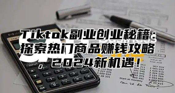 Tiktok副业创业秘籍：探索热门商品赚钱攻略，2025新机遇！