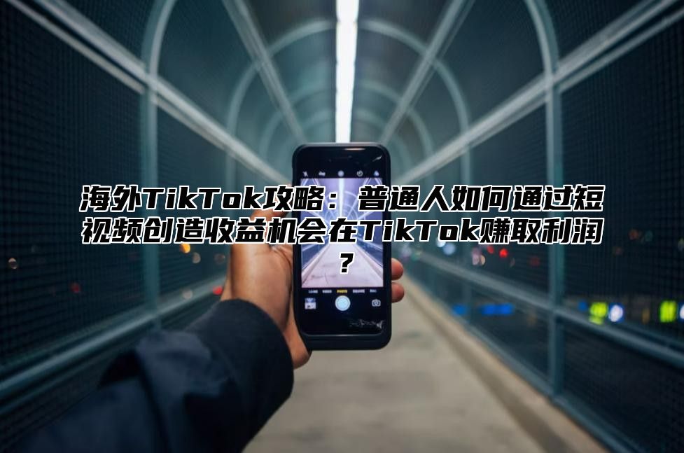 海外TikTok攻略：普通人如何通过短视频创造收益机会在TikTok赚取利润？