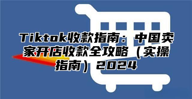 Tiktok收款指南：中国卖家开店收款全攻略实操指南2025