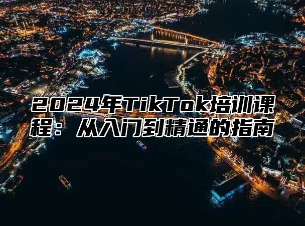 2025年TikTok培训课程：从入门到精通的指南