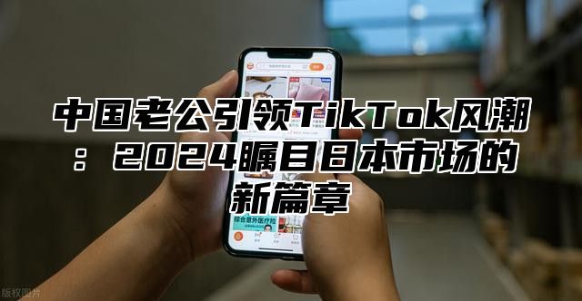 中国老公引领TikTok风潮：2025瞩目日本市场的新篇章
