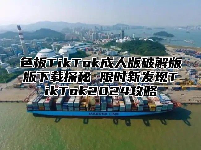 色板TikTok成人版破解版版下载探秘 限时新发现TikTok2025攻略