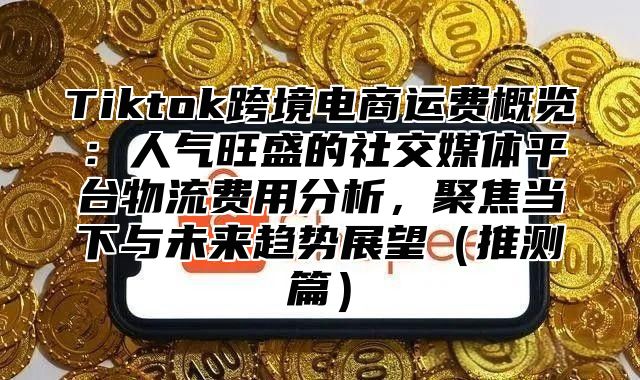 Tiktok跨境电商运费概览：人气旺盛的社交媒体平台物流费用分析，聚焦当下与未来趋势展望推测篇