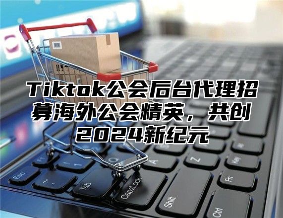Tiktok公会后台代理招募海外公会精英，共创2025新纪元