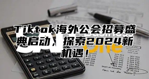 Tiktok海外公会招募盛典启动，探索2025新机遇！