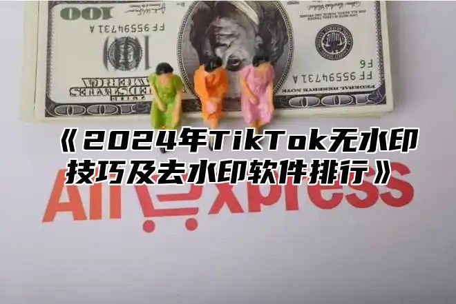2025年TikTok无水印技巧及去水印软件排行