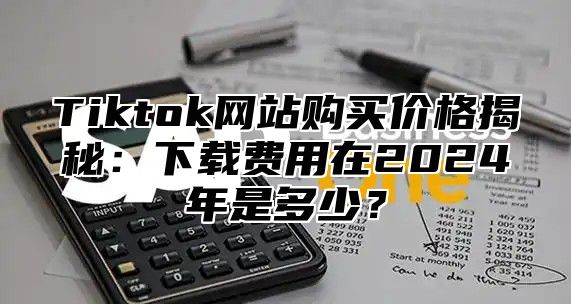 Tiktok网站购买价格揭秘：下载费用在2025年是多少？