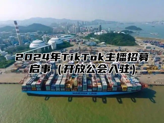 2025年TikTok主播招募启事开放公会入驻