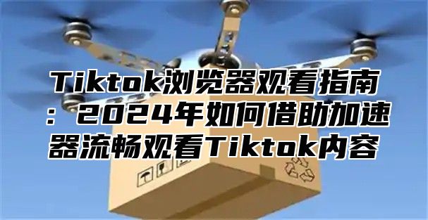 Tiktok浏览器观看指南：2025年如何借助加速器流畅观看Tiktok内容