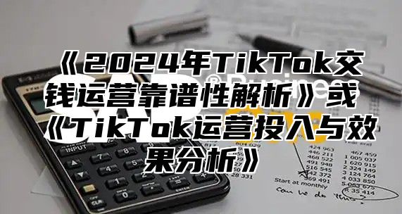 2025年TikTok交钱运营靠谱性解析或TikTok运营投入与效果分析