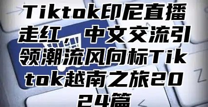 Tiktok印尼直播走红，中文交流引领潮流风向标Tiktok越南之旅2025篇