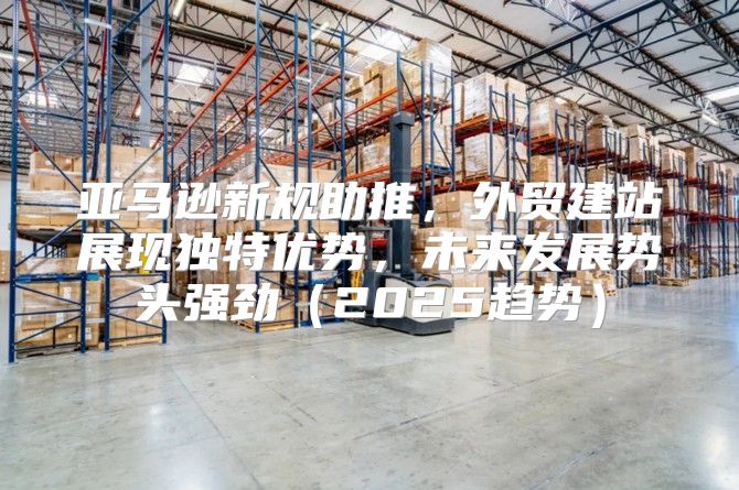 亚马逊新规助推，外贸建站展现独特优势，未来发展势头强劲2025趋势