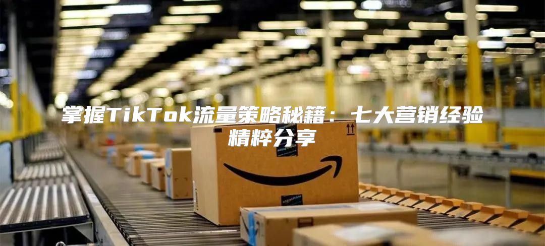 掌握TikTok流量策略秘籍：七大营销经验精粹分享