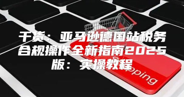干货：亚马逊德国站税务合规操作全新指南2025版：实操教程