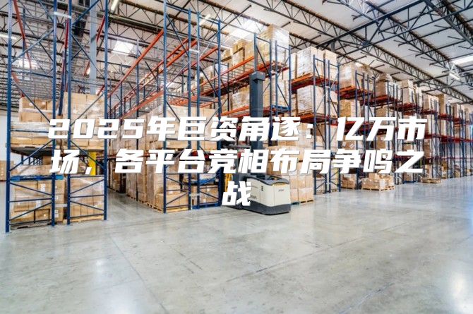 2025年巨资角逐：亿万市场，各平台竞相布局争鸣之战