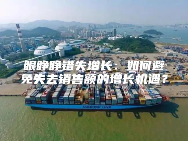 眼睁睁错失增长：如何避免失去销售额的增长机遇？