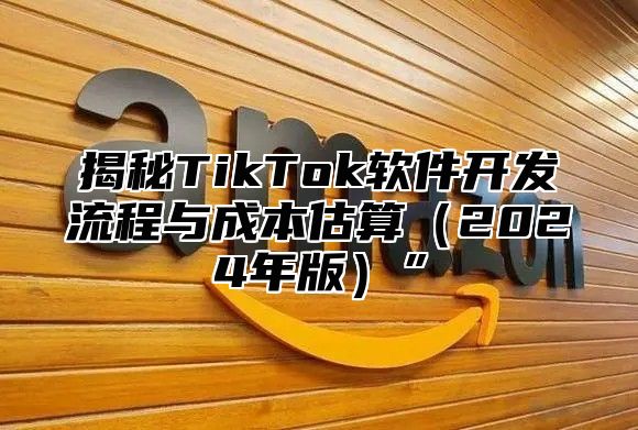 揭秘TikTok软件开发流程与成本估算2025年版”