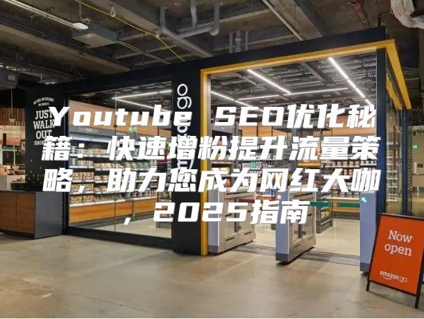 Youtube SEO优化秘籍：快速增粉提升流量策略，助力您成为网红大咖，2025指南