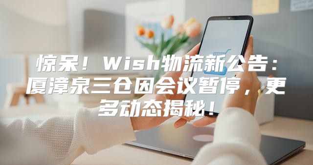 惊呆！Wish物流新公告：厦漳泉三仓因会议暂停，更多动态揭秘！