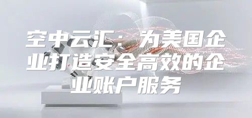 空中云汇：为美国企业打造安全高效的企业账户服务
