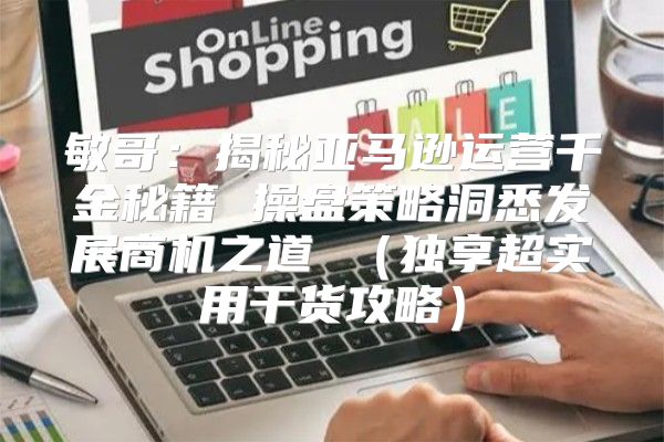 敏哥：揭秘亚马逊运营千金秘籍 操盘策略洞悉发展商机之道 独享超实用干货攻略