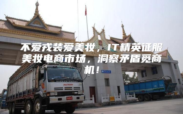不爱戎装爱美妆，IT精英征服美妆电商市场，洞察矛盾觅商机！