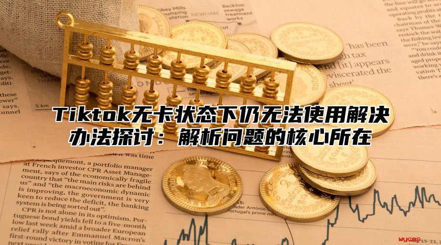 Tiktok无卡状态下仍无法使用解决办法探讨：解析问题的核心所在