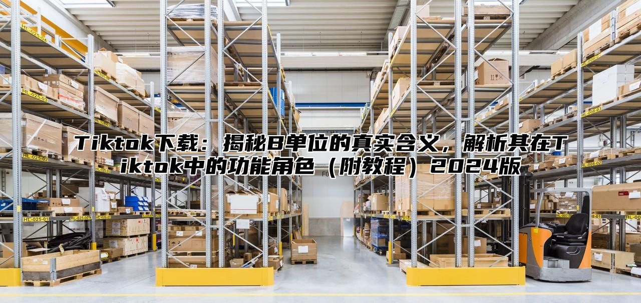 Tiktok下载：揭秘B单位的真实含义，解析其在Tiktok中的功能角色附教程2025版