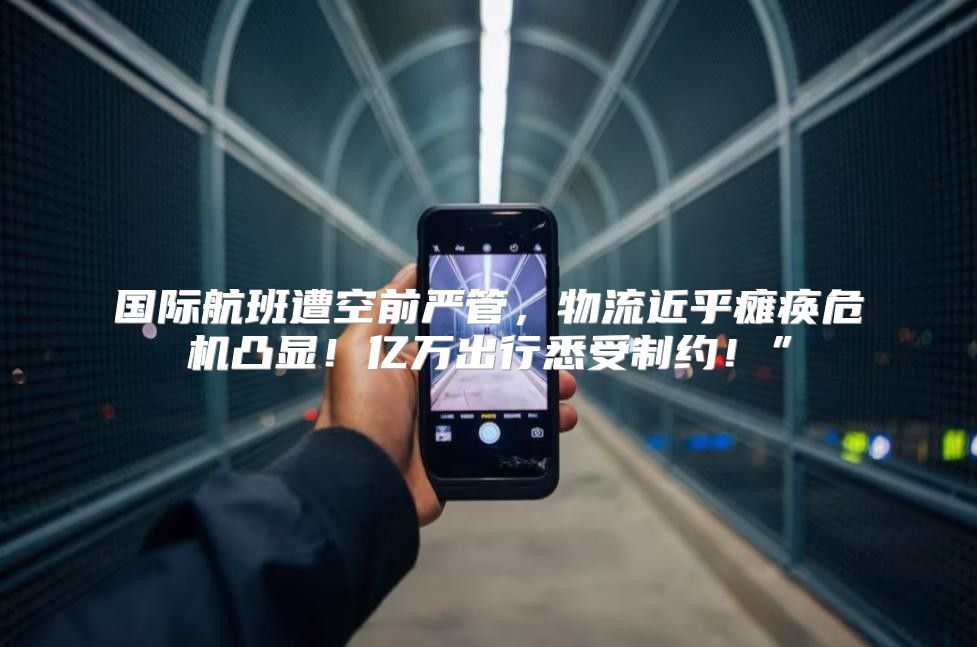 国际航班遭空前严管，物流近乎瘫痪危机凸显！亿万出行悉受制约！”
