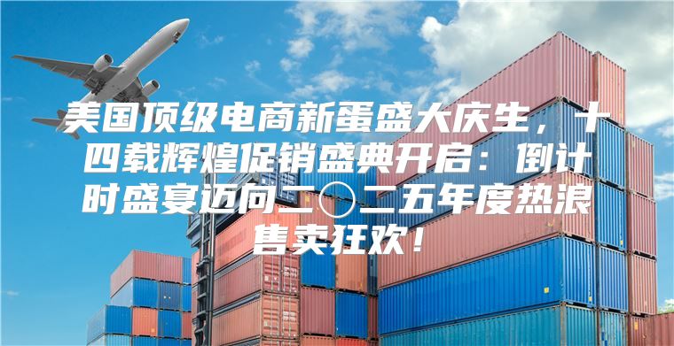美国顶级电商新蛋盛大庆生，十四载辉煌促销盛典开启：倒计时盛宴迈向二〇二五年度热浪售卖狂欢！