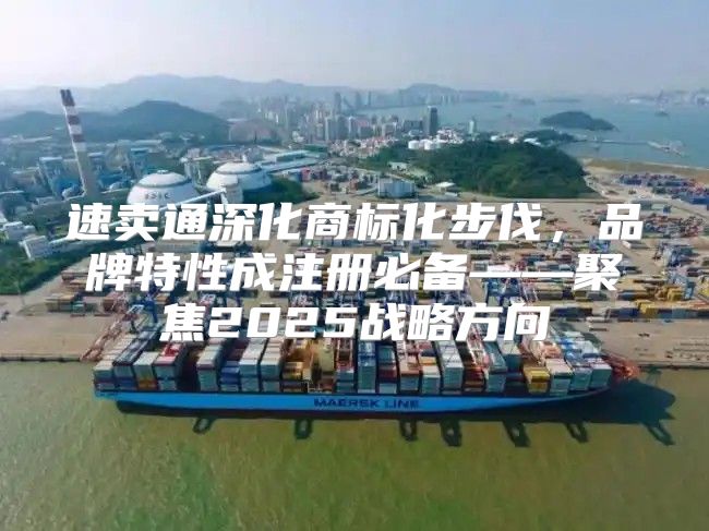 速卖通深化商标化步伐，品牌特性成注册必备——聚焦2025战略方向