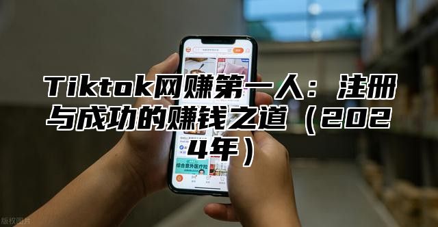 Tiktok网赚第一人：注册与成功的赚钱之道2025年