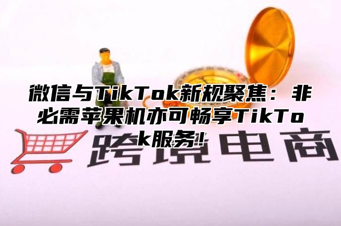 微信与TikTok新规聚焦：非必需苹果机亦可畅享TikTok服务！
