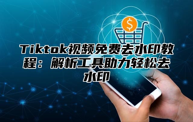 Tiktok视频免费去水印教程：解析工具助力轻松去水印