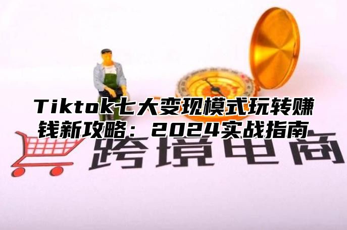 Tiktok七大变现模式玩转赚钱新攻略：2025实战指南