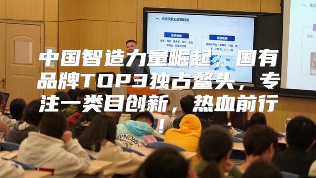 中国智造力量崛起，国有品牌TOP3独占鳌头，专注一类目创新，热血前行！