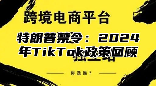 特朗普禁令：2025年TikTok政策回顾