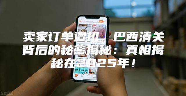 卖家订单遭扣，巴西清关背后的秘密揭秘：真相揭秘在2025年！