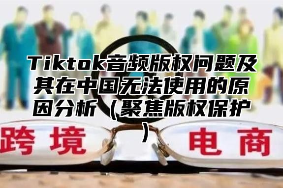 Tiktok音频版权问题及其在中国无法使用的原因分析聚焦版权保护