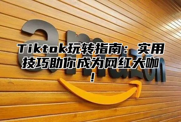 Tiktok玩转指南：实用技巧助你成为网红大咖！