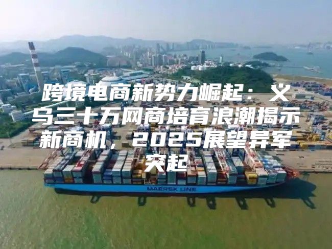 跨境电商新势力崛起：义乌三十万网商培育浪潮揭示新商机，2025展望异军突起