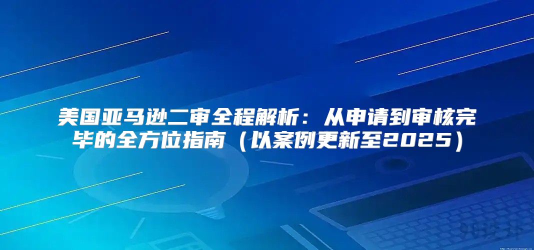 美国亚马逊二审全程解析：从申请到审核完毕的全方位指南以案例更新至2025