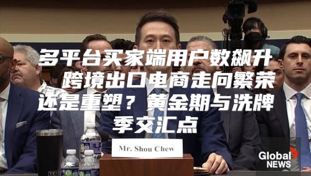 多平台买家端用户数飙升，跨境出口电商走向繁荣还是重塑？黄金期与洗牌季交汇点