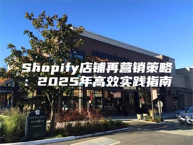 Shopify店铺再营销策略：2025年高效实践指南
