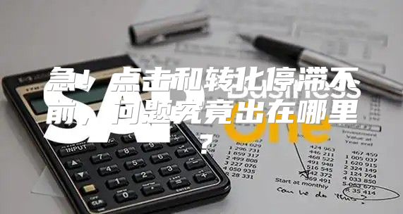 急！点击和转化停滞不前，问题究竟出在哪里？