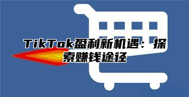 TikTok盈利新机遇：探索赚钱途径
