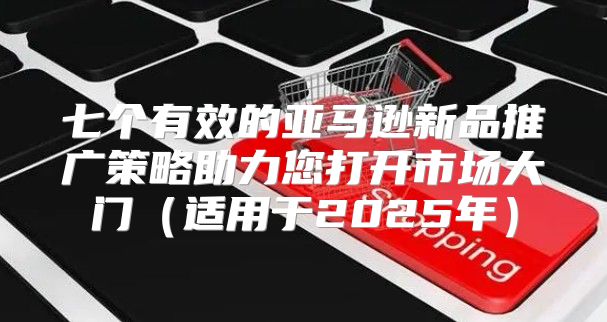 七个有效的亚马逊新品推广策略助力您打开市场大门适用于2025年