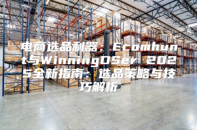 电商选品利器：Ecomhunt与WinningDSer 2025全新指南：选品策略与技巧解析